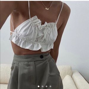 Trois the label ruby top